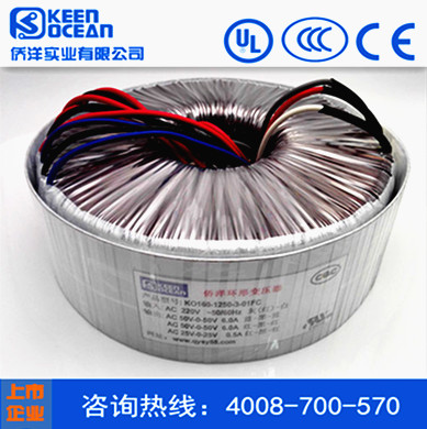 加入屏蔽罩的音頻環形變壓器